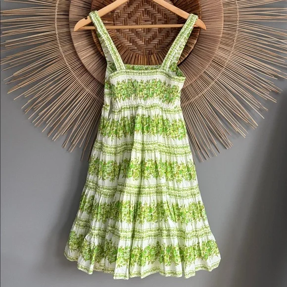 Alemais green minidress size 6 - Picture 7 of 7